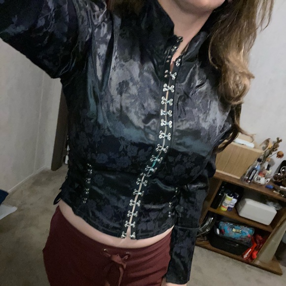 Coquette black Brocade jacket Medium NWT - Picture 13 of 14